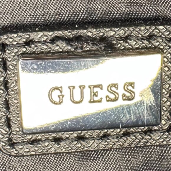 GUESS Tote Bag Snakeskin Pattern Grey/Black - Picture 3 of 10